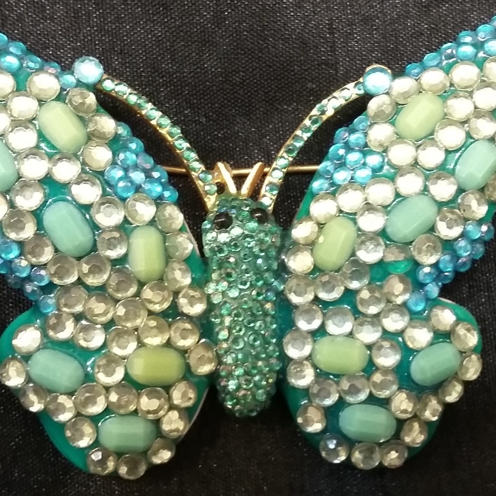 Vintage butterfly brooch